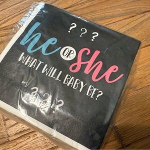 Gender Reveal Napkins